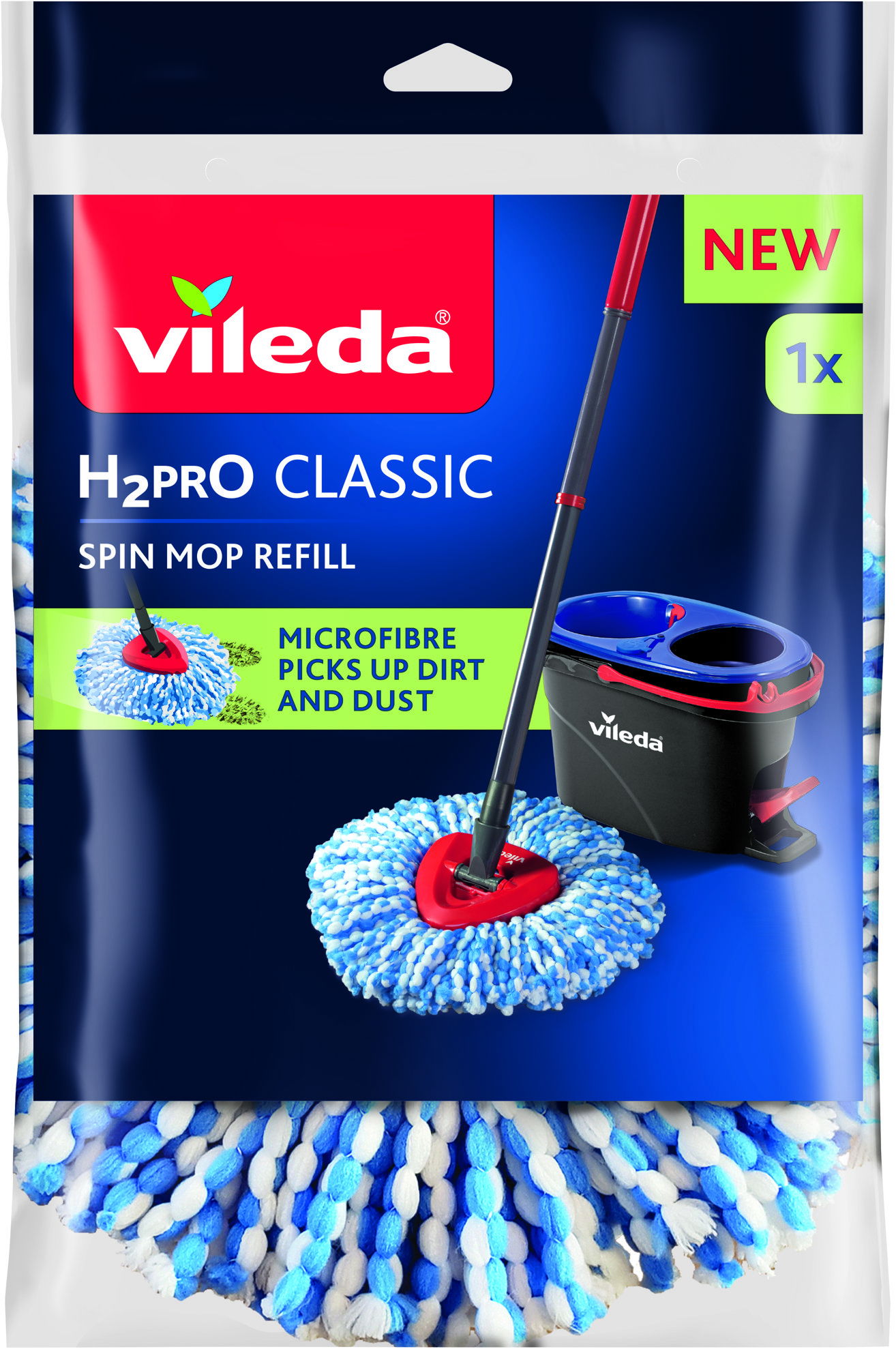 Vileda H2PrO náhrada k strapcovému mopu
