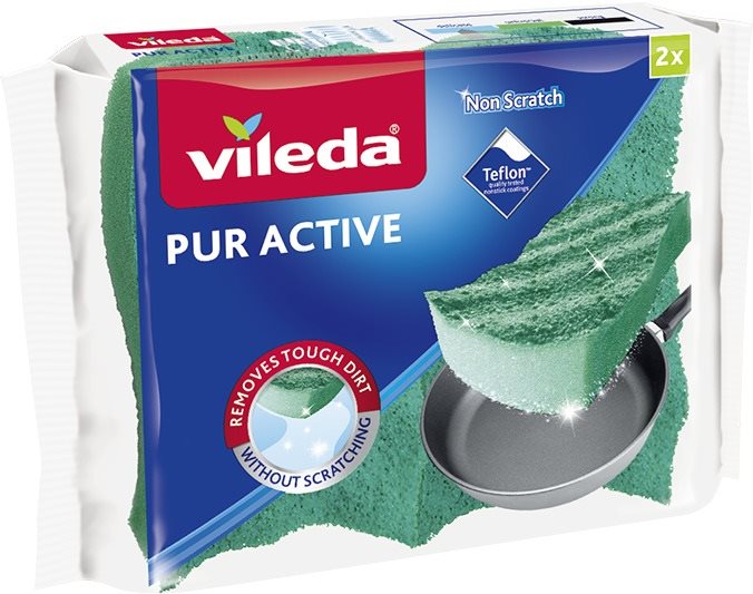 VILEDA Pur Active hubka stredná 2 ks