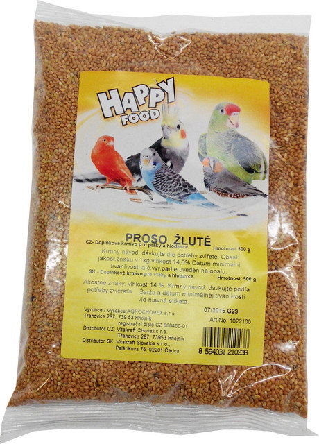 Vitakraft Happy Food proso žlté, 500 g