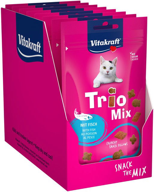 Vitakraft Trio mix rybí 8 × 60 g