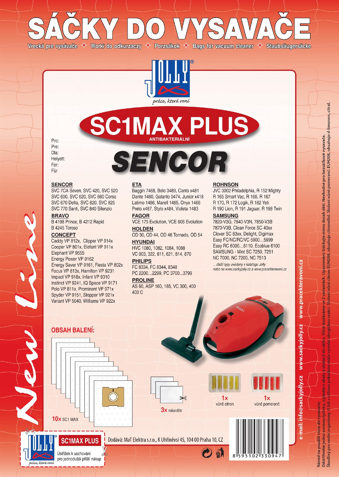 Vrecká do vysávača SC1 MAX PLUS