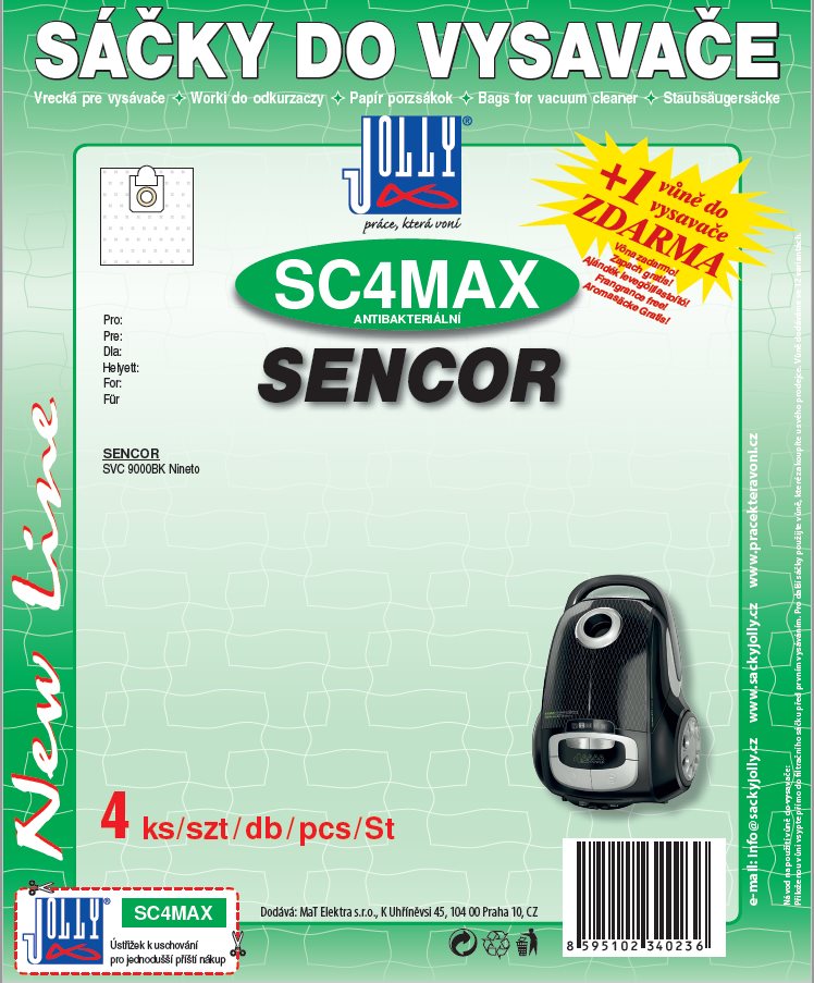 Vrecká do vysávača SC4 MAX – textilné