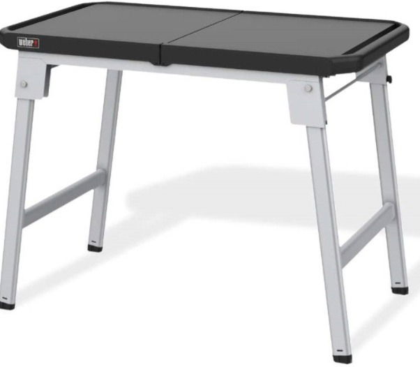 WEBER Skladací stolík Premium SLATE Griddle 43/56 cm