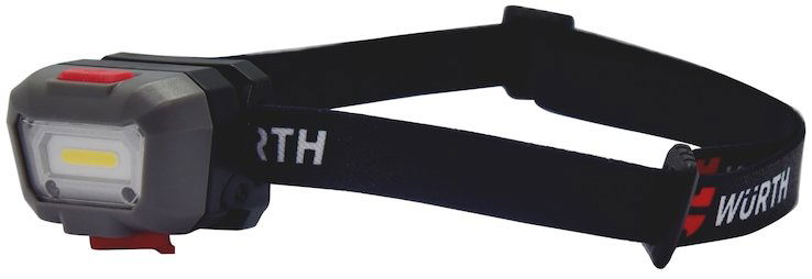 WÜRTH Čelové LED svietidlo AKU USB C-2W-160LM