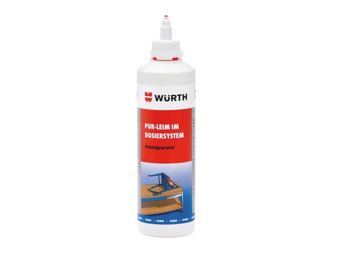 Würth Lepidlo PUR-polyuretán, priehľadné, 500 g