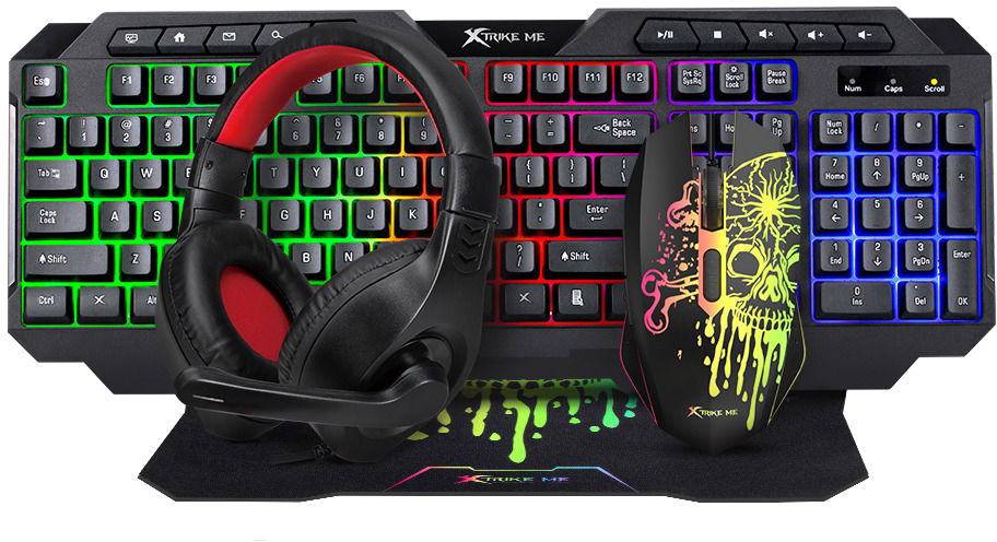 XTRIKE ME CMX-415 gaming combo 4in1 – EN
