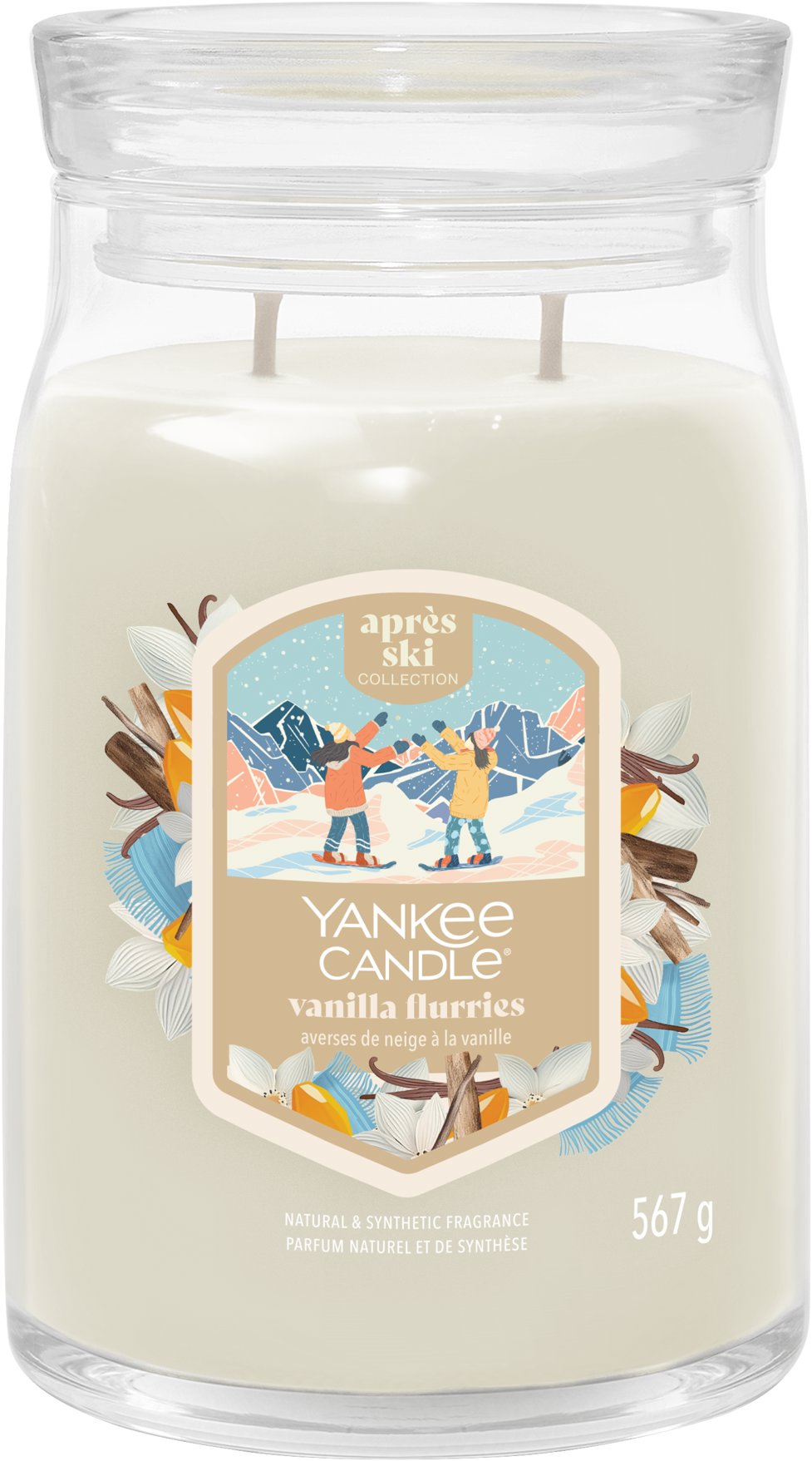 YANKEE CANDLE Signature Vanilla Flurries 567 g