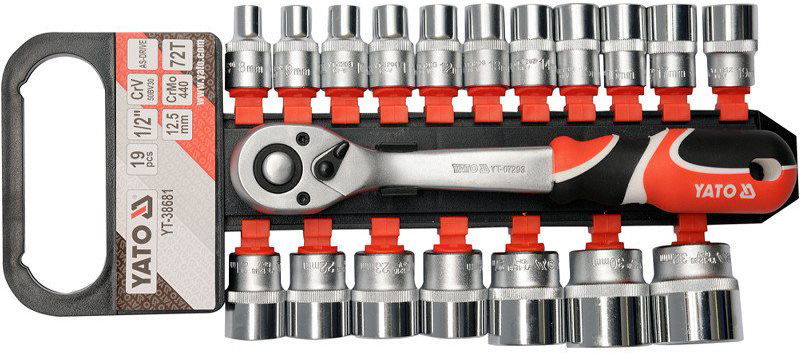 YATO Gola sada 1/2" 19 ks YT-38681