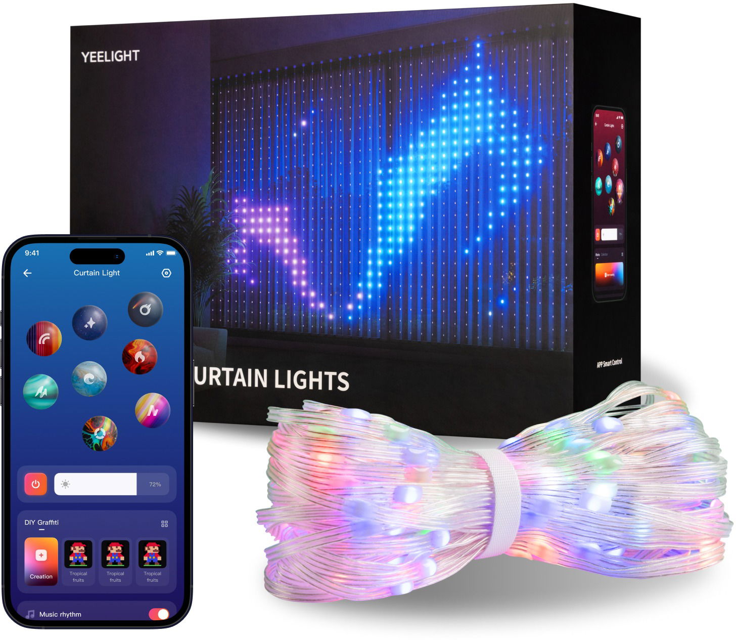 Yeelight Curtain Light 1,5 m × 2 m