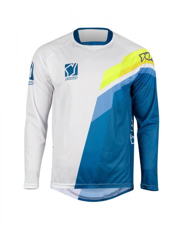 YOKO VIILEE biela/modrá/žltá veľkosť XXL