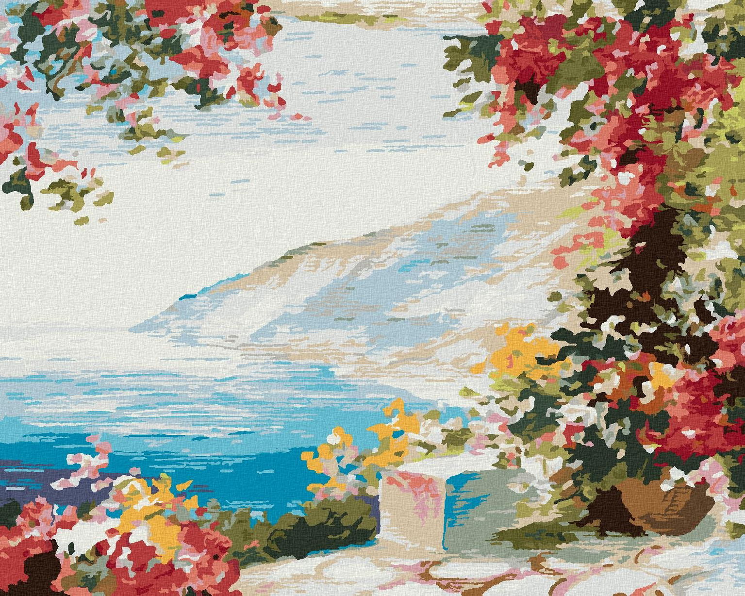 Zuty – Maľovanie Podľa Čísel – Dom Na Pobreží, 40 × 50 cm, Plátno