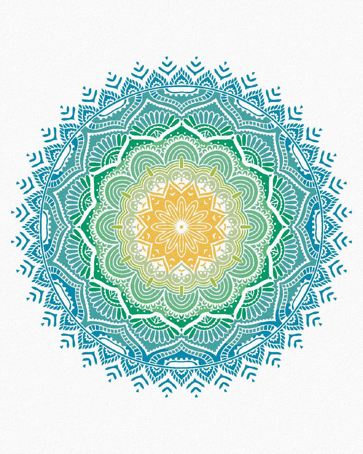 Zuty – Maľovanie Podľa Čísel – Mandala Viii, 80 × 100 cm, Plátno + Rám