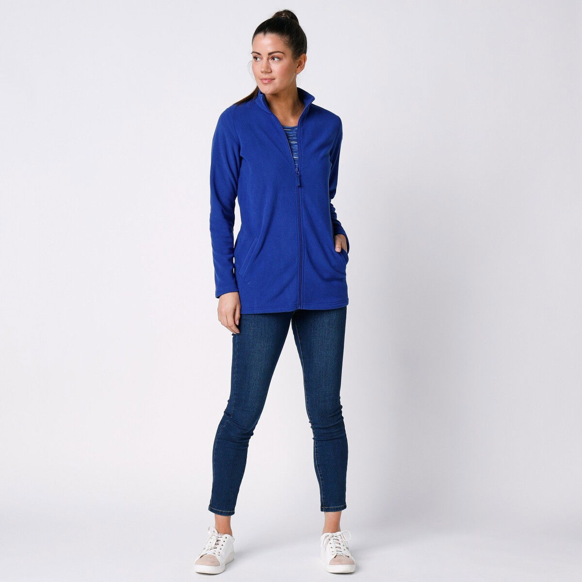 Fleecová bunda na zips – obrázok 7