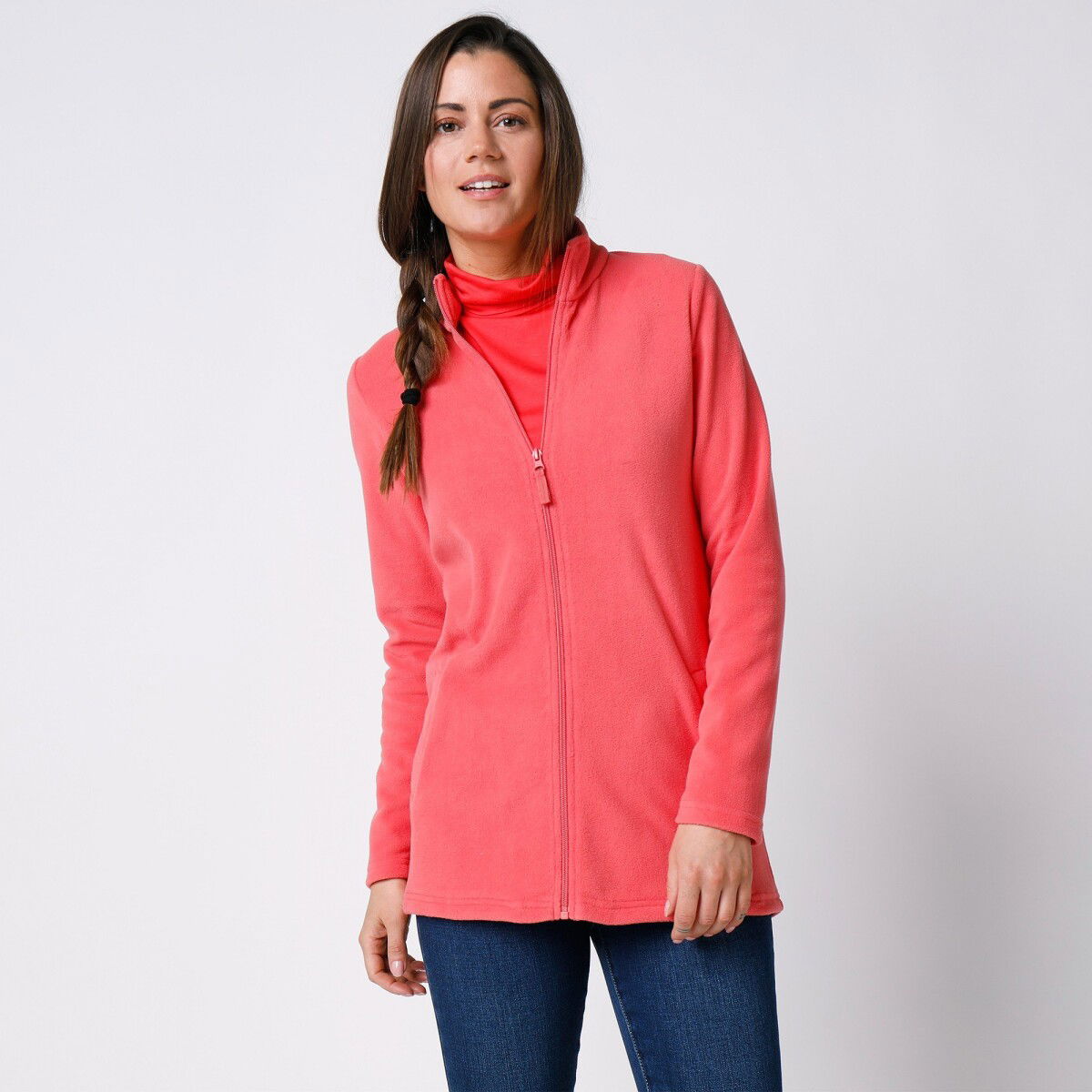 Fleecová bunda na zips – obrázok 6