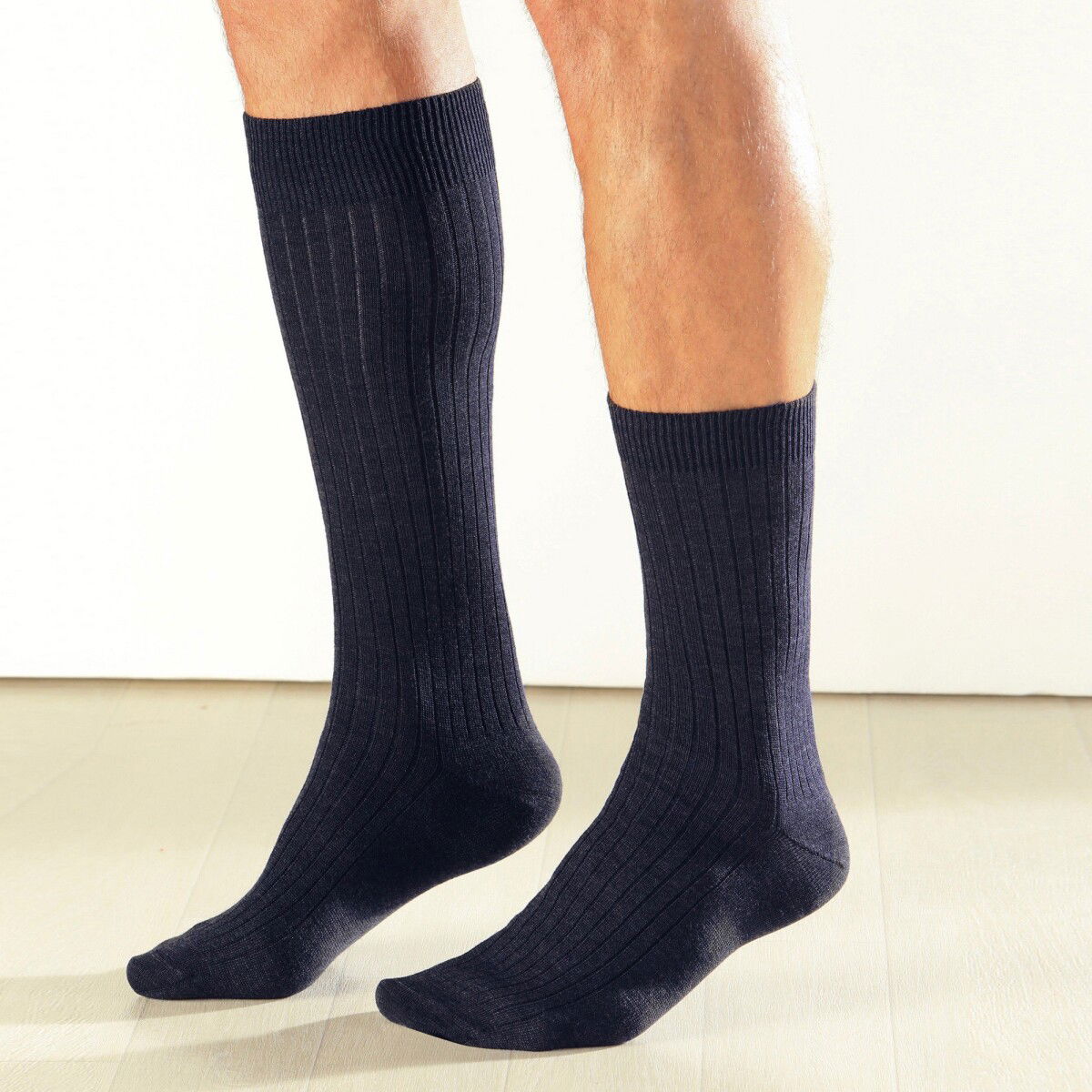 Hrejivé vyššie ponožky Thermoperle®, súprava 2 páry – obrázok 3