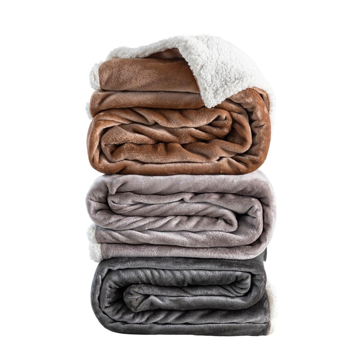 Obojstranná deka sherpa a fleece – obrázok 4
