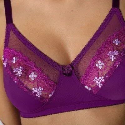 Podprsenka „Caminata“ zn. Confidence Lingerie® s výšivkou, bez kostíc – obrázok 4