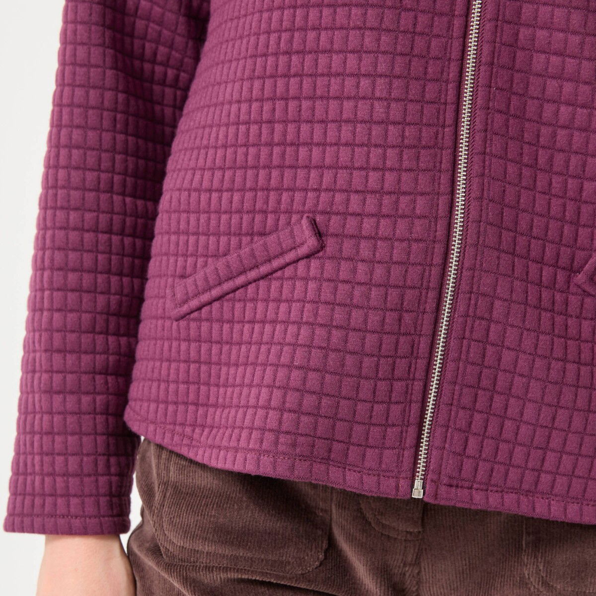 Prešívaná bunda na zips – obrázok 5