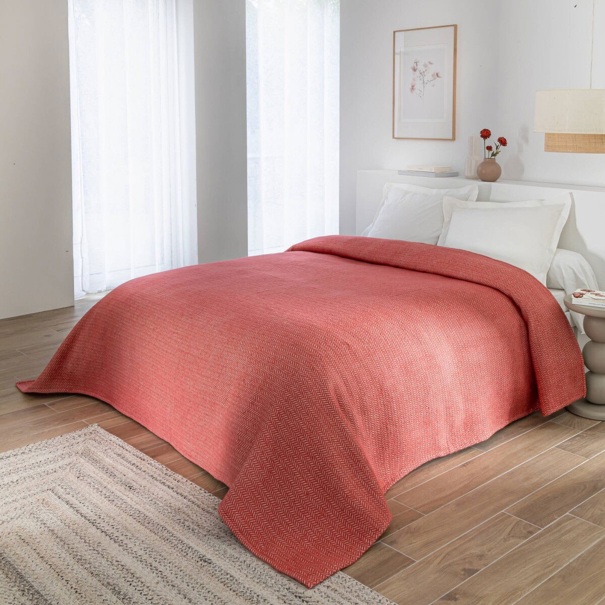Prikrývka Courtelle® 450 g/m² z vlny a akrylu – obrázok 3