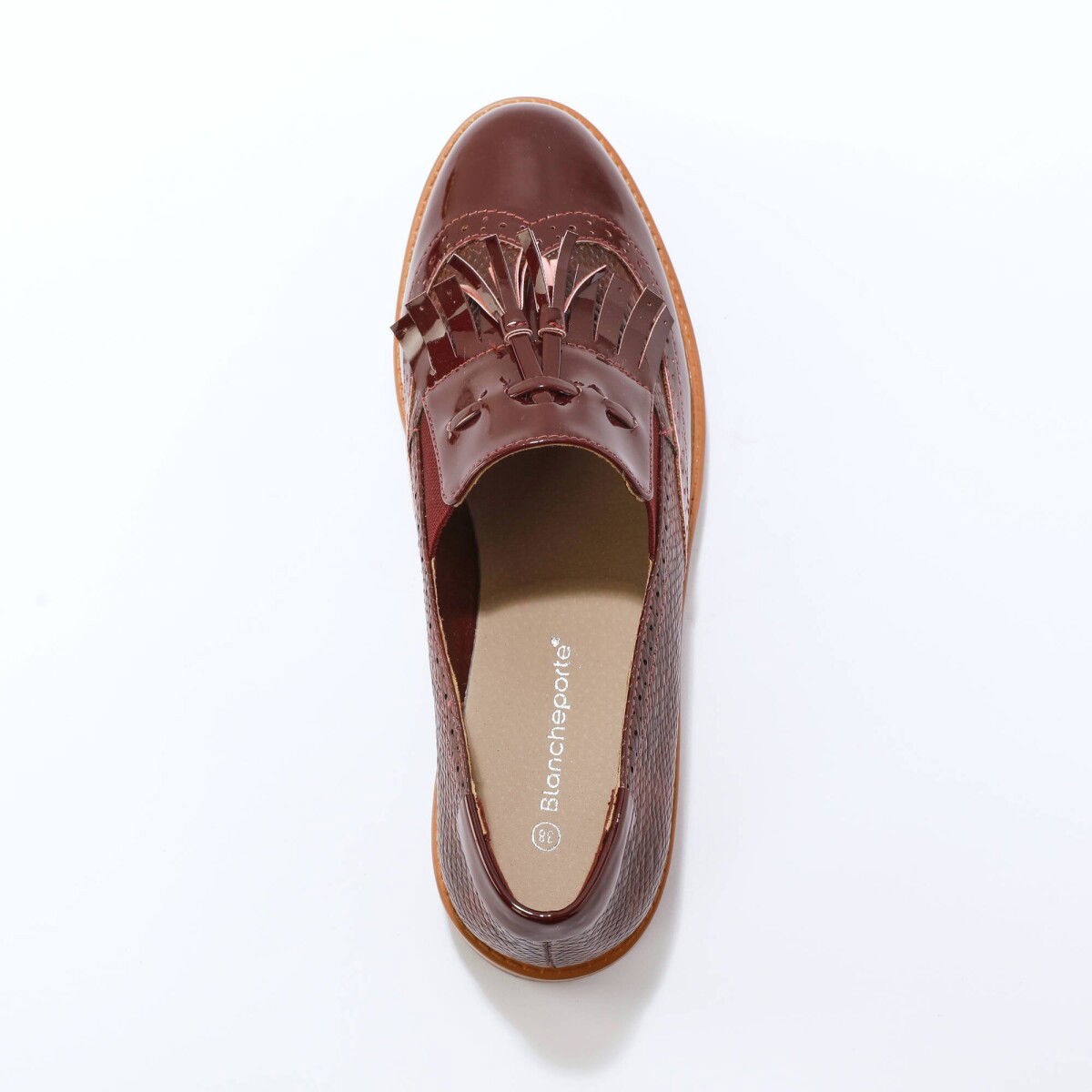 Slippers na klinovej podrážke, so strapcami veľ. 39 – obrázok 2