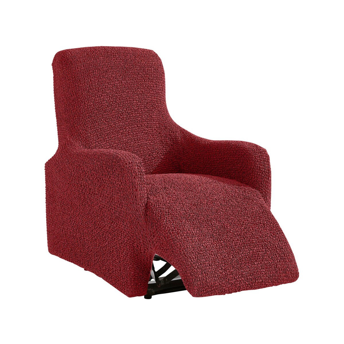 Žabkovaný poťah z mikrovlákna so striekanou potlačou na relaxačné kreslo