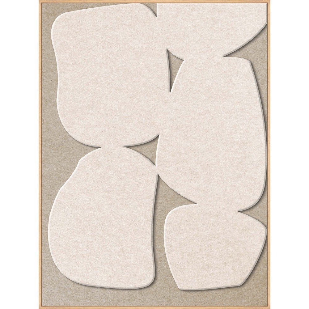 3D obraz s rámom/akustický 90x120 cm Stone Path 1 – Malerifabrikken