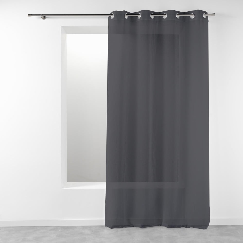 Antracitová záclona 140x280 cm Telma – douceur d'intérieur