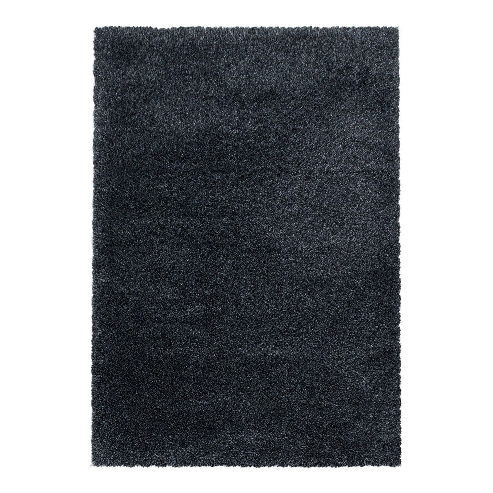 Antracitový koberec 120x170 cm Fluffy – Ayyildiz Carpets