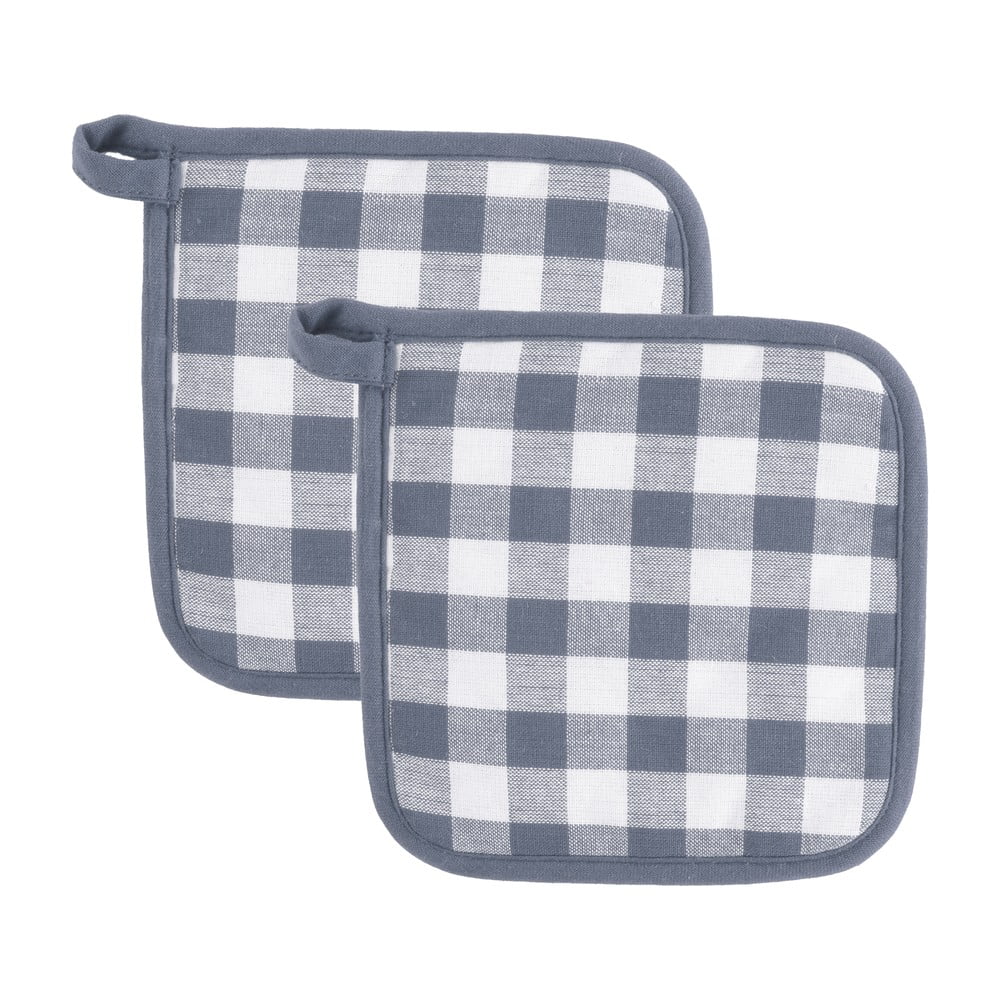 Bavlnené chňapky v súprave 2 ks Gingham – Tiseco Home Studio