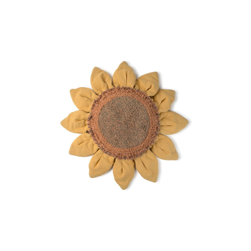Bavlnený detský vankúšik 90x90 cm Sunflower – Lorena Canals