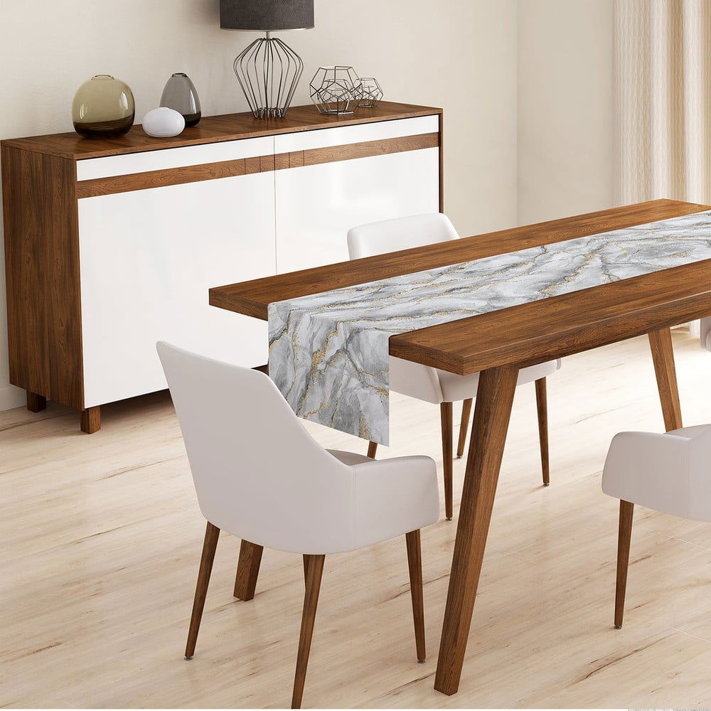 Behúň na stôl 40x130 cm Marble – Minimalist Cushion Covers