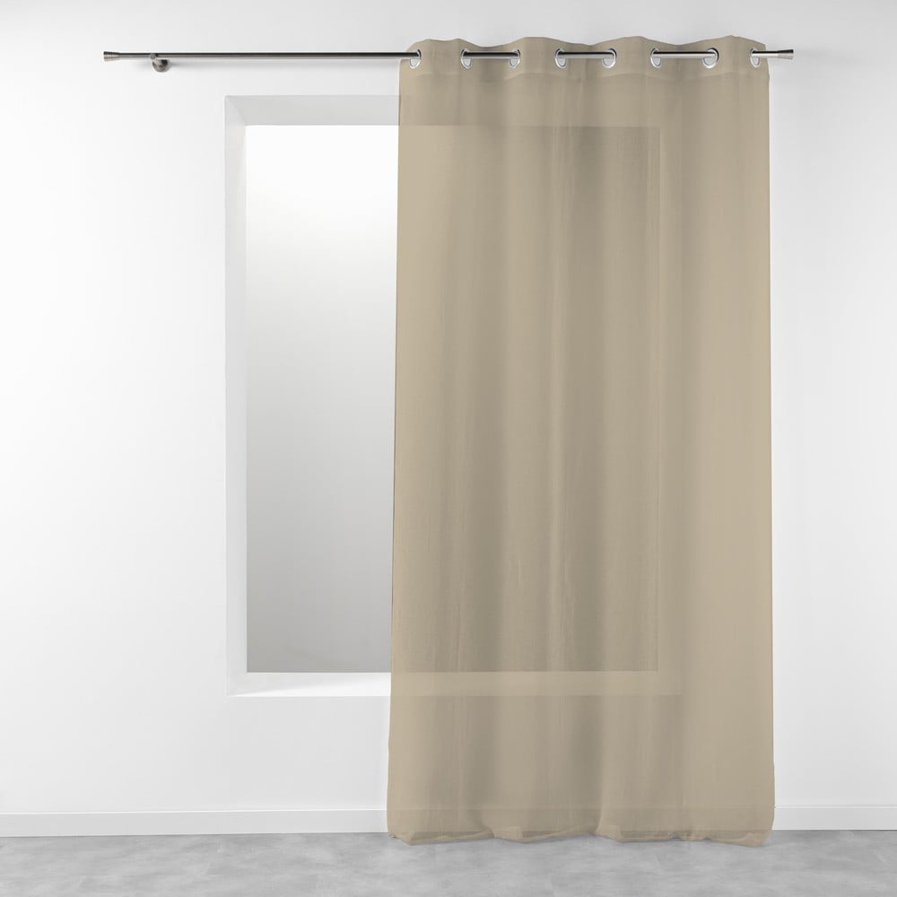 Béžová záclona 140x280 cm Telma – douceur d'intérieur