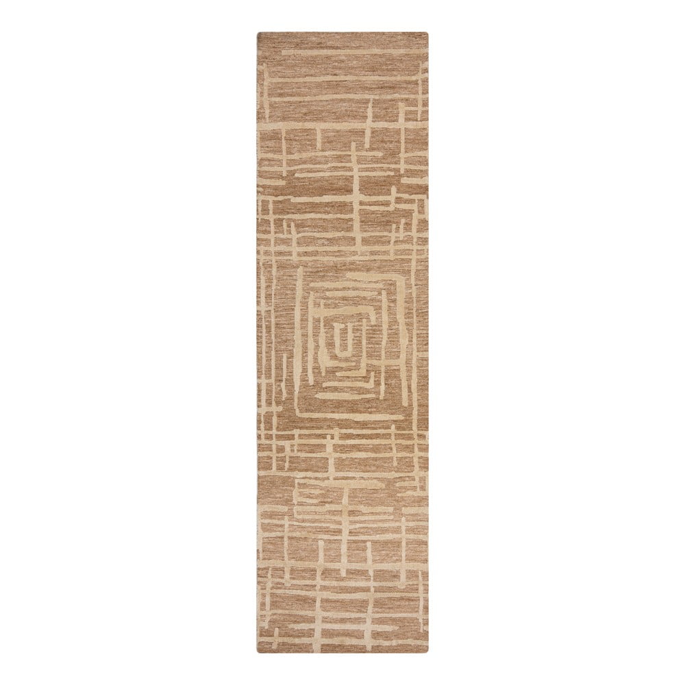 Béžový behúň 80x300 cm Elliot – Flair Rugs