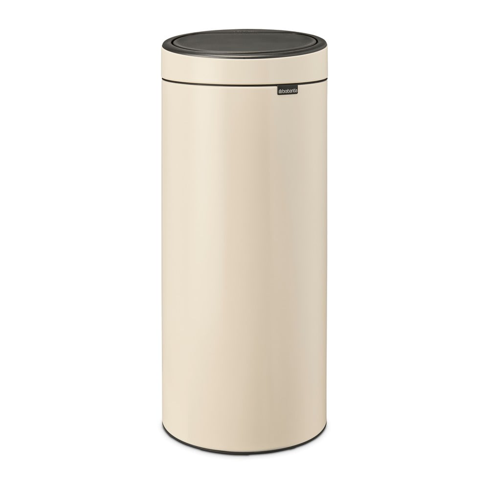 Béžový dotykový oceľový odpadkový kôš 30 l Touch Bin – Brabantia