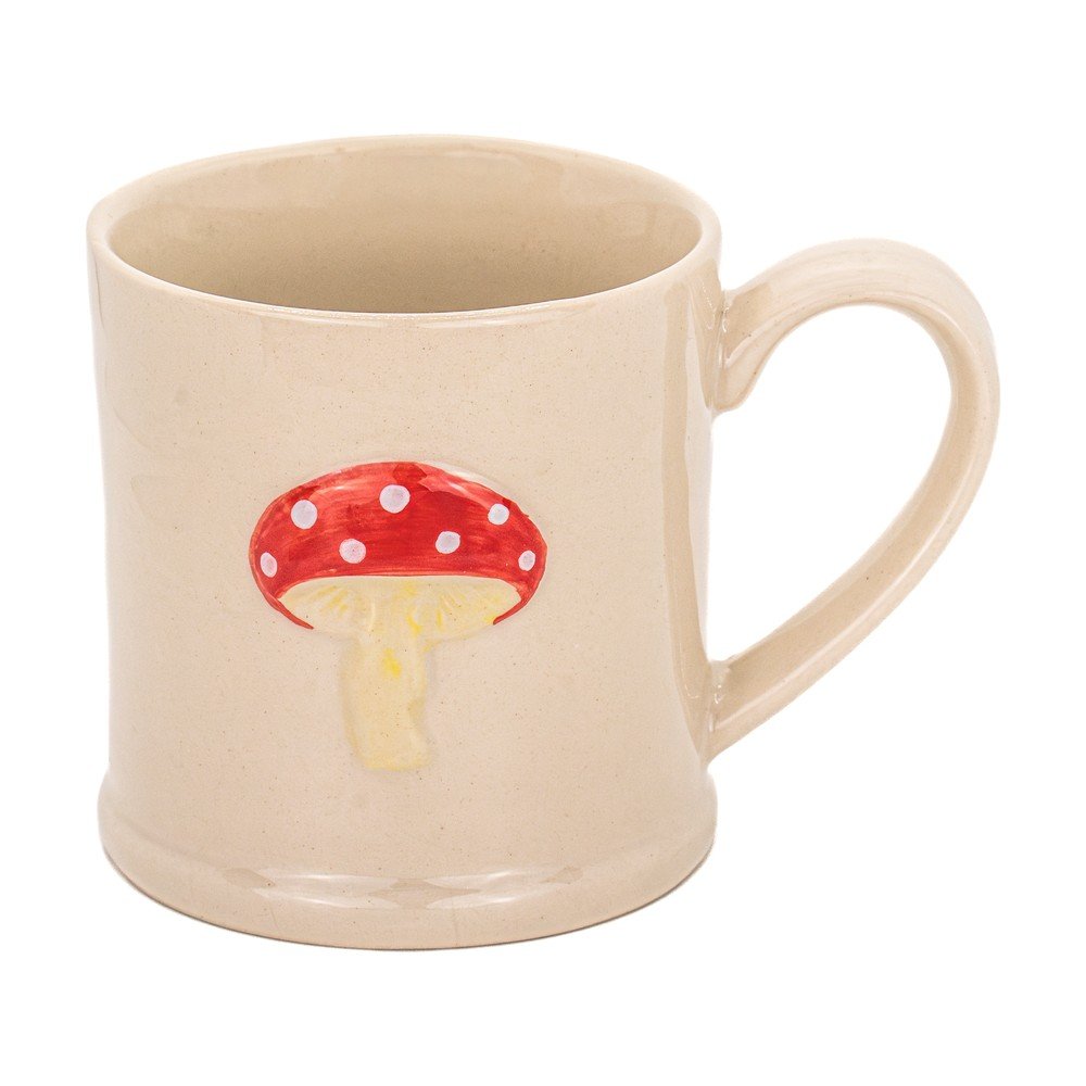 Béžový keramický hrnček Mushroom – Sass & Belle