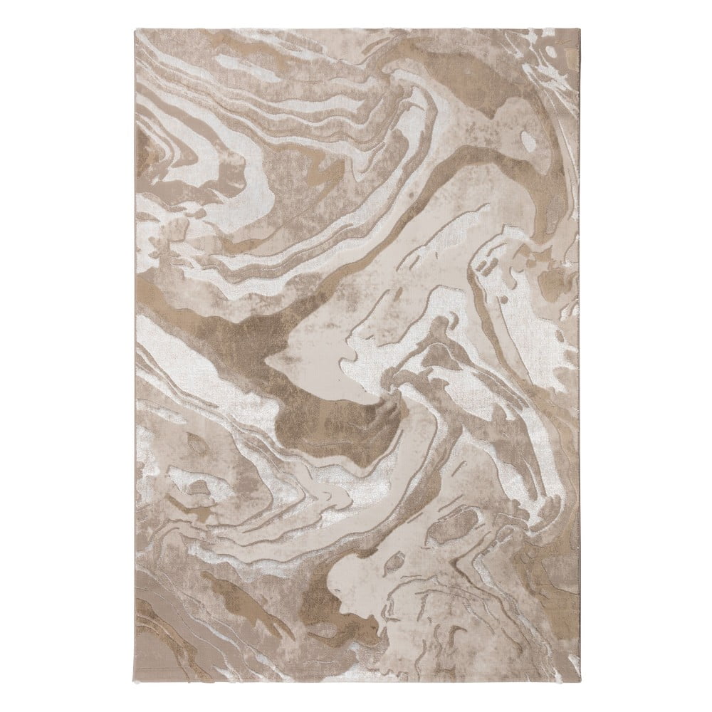 Béžový koberec 120x170 cm Marbled – Flair Rugs