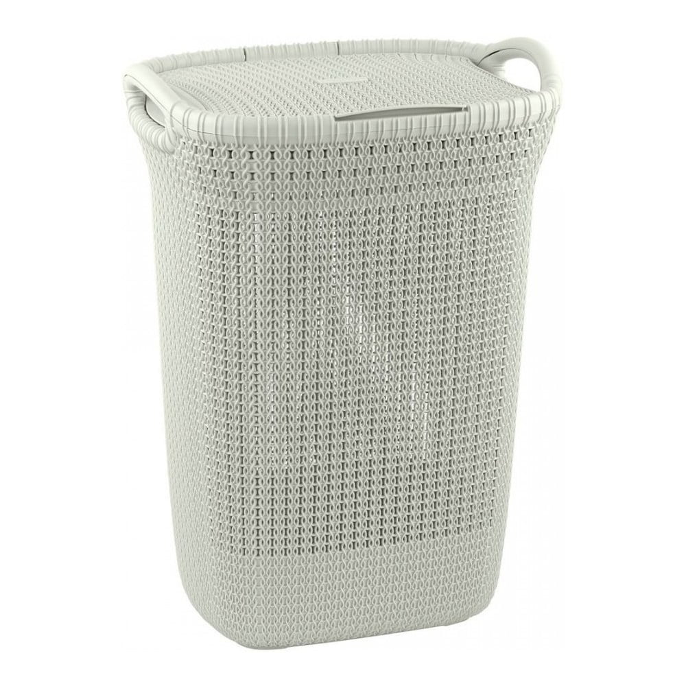 Béžový kôš na bielizeň Curver Knit Hamper, 57 l