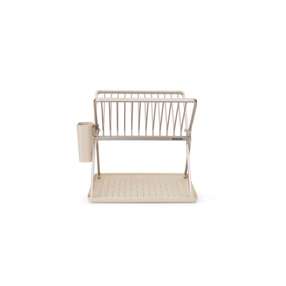 Béžový kovový dvojposchodový odkvapkávač 37x33 cm – Brabantia