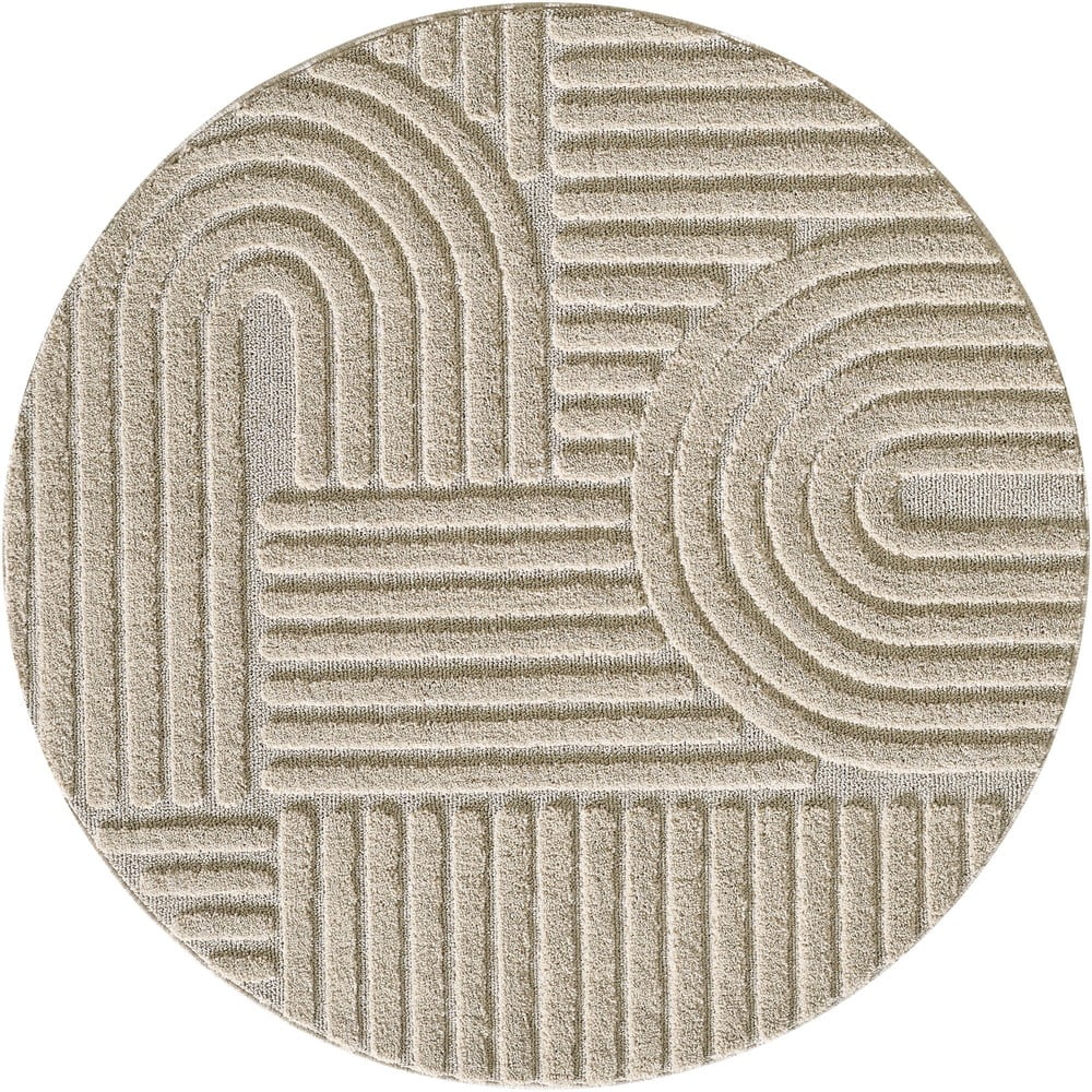 Béžový okrúhly koberec ø 120 cm Art – Ayyildiz Carpets