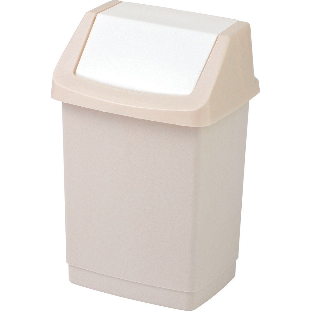 Béžový plastový odpadkový kôš 50 l Click-It – Curver