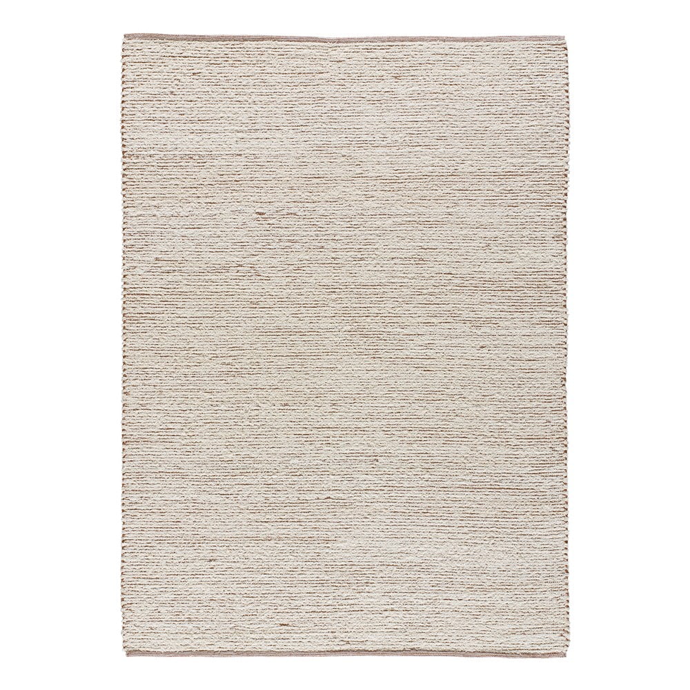 Béžový ručne tkaný bavlnený koberec 120x170 cm Reimagine – Universal