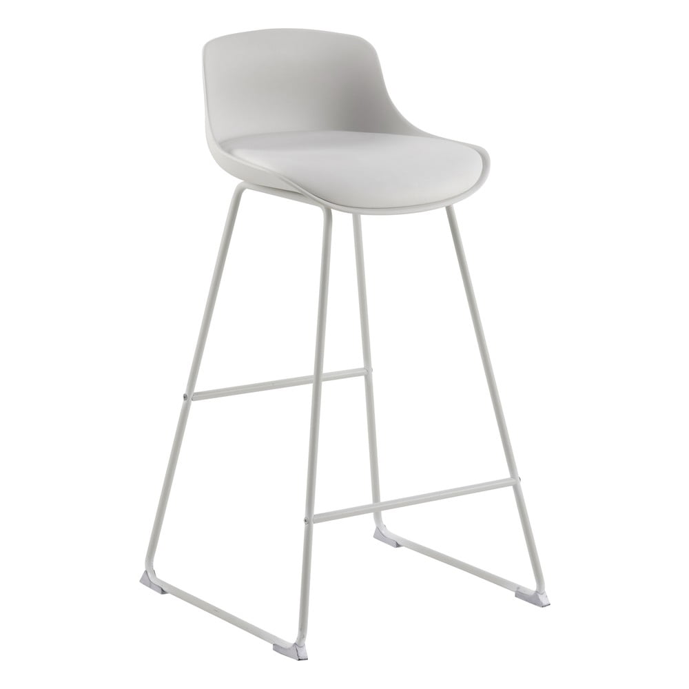 Biela barová stolička (výška sedadla 76 cm) Tina – Actona