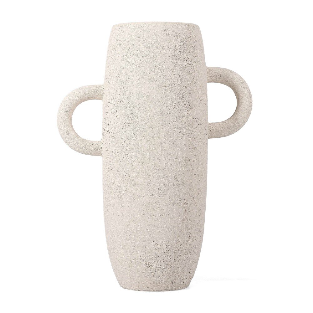 Biela keramická váza (výška  30 cm) Bullet – S|P Collection