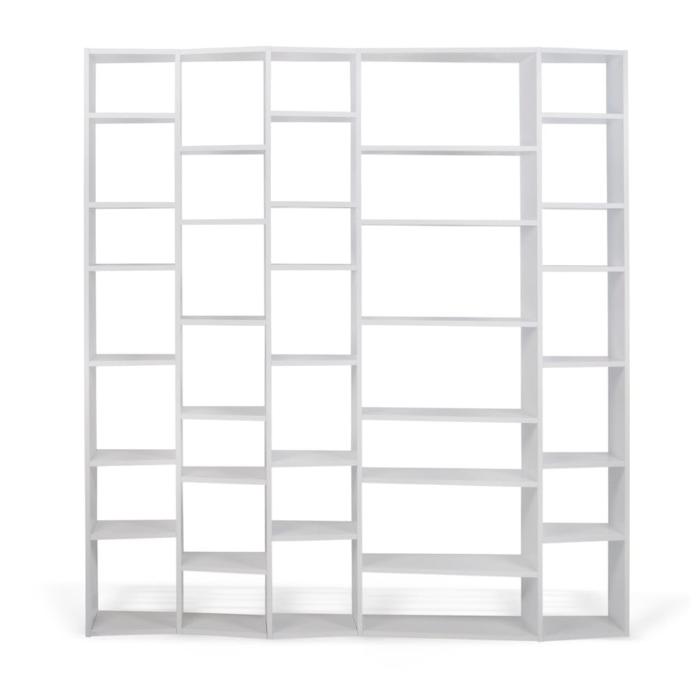 Biela knižnica 216x224 cm Valsa – TemaHome
