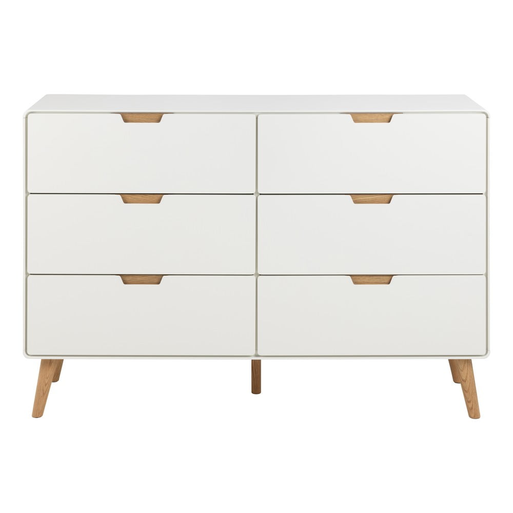 Biela komoda 135x90x40 cm Lowell – Actona