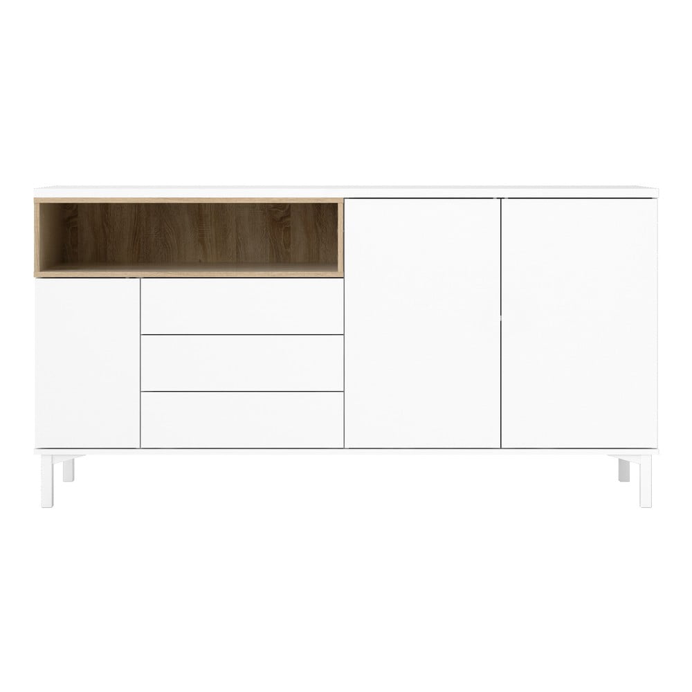 Biela komoda 176x90x49 cm Roomers – Tvilum