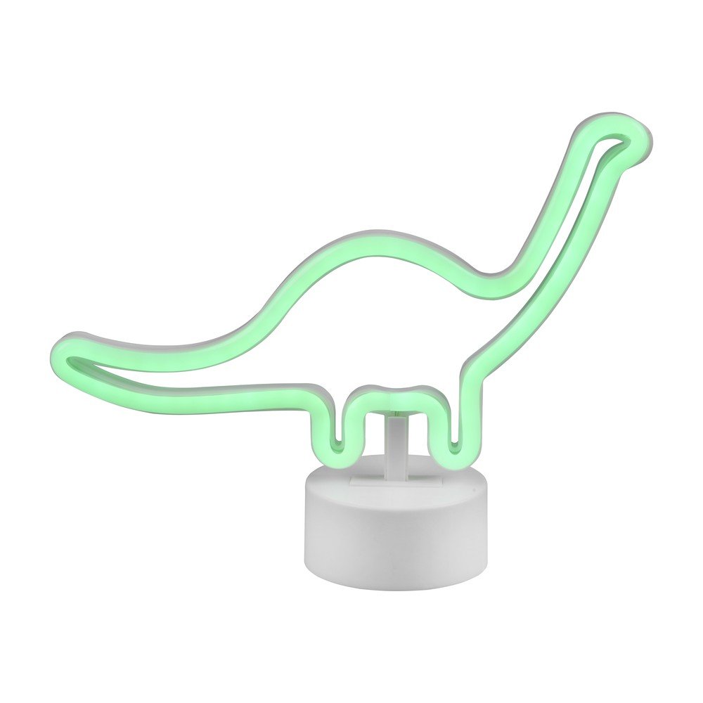 Biela LED stolová lampa (výška 20 cm) Bronto - Reality