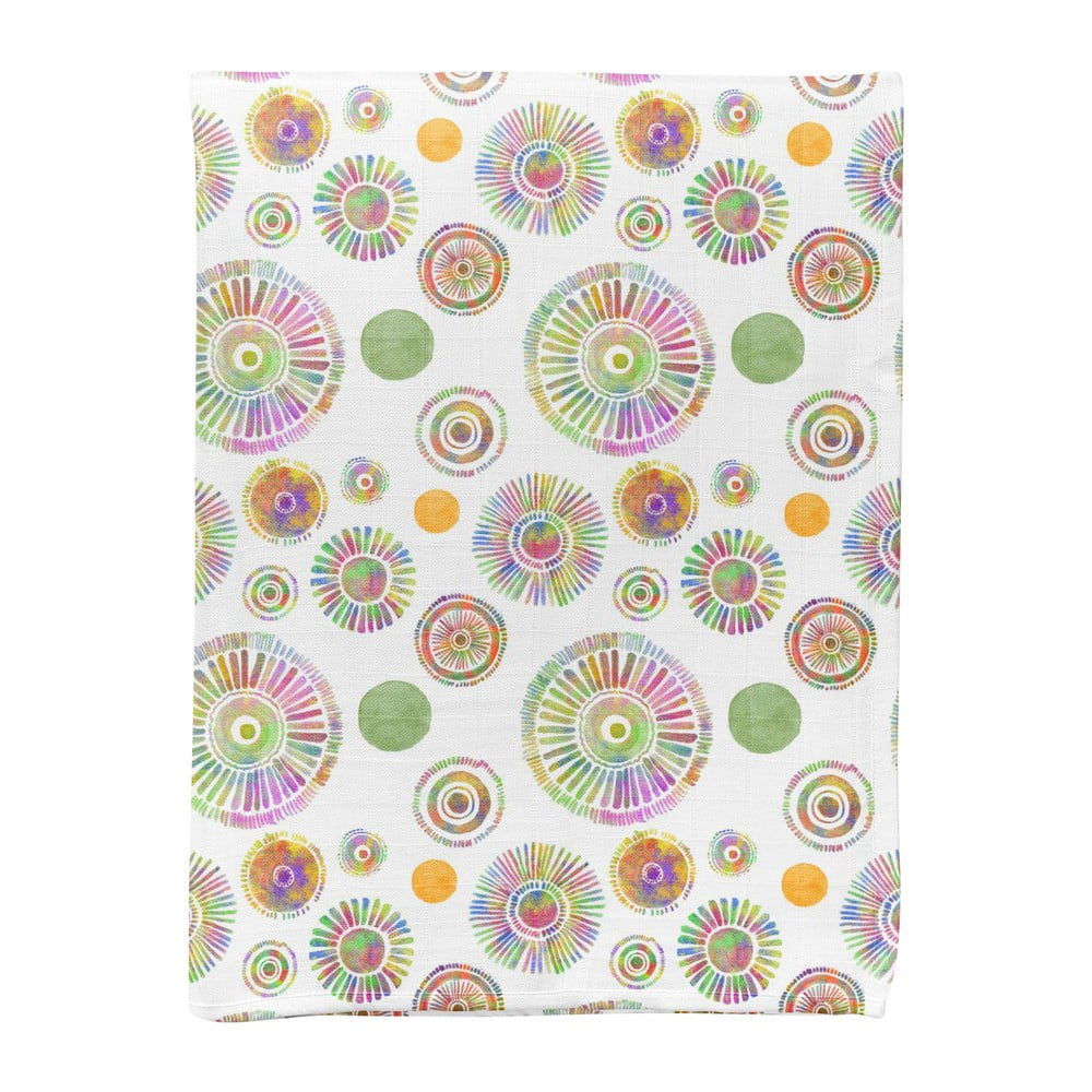 Biela mušelínová detská deka 75x100 cm Maya – Mijolnir