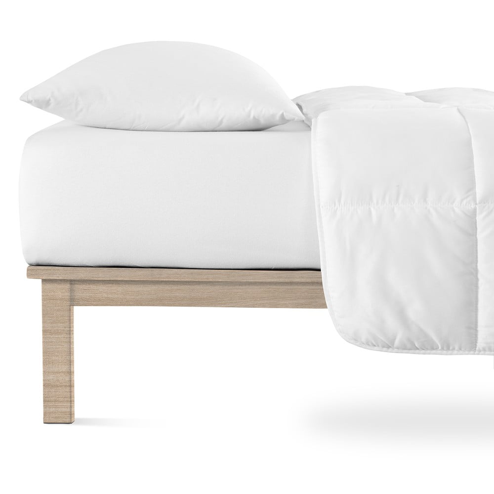 Biela napínacia plachta jersey 160x200 cm Boxspring – Andrea Simone