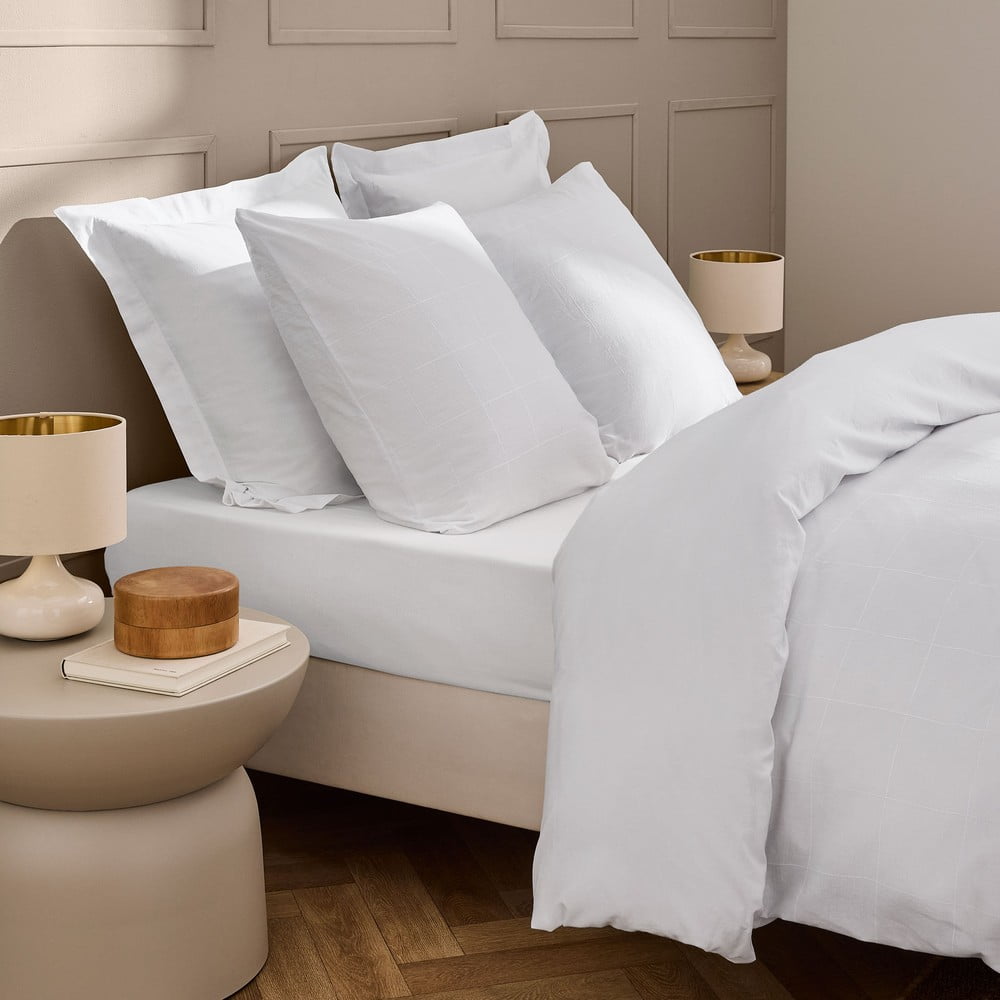 Biela plachta 160x200 cm Linella – douceur d'intérieur